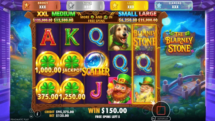 The Blarney Stone - bonus rulet Jackpot Reveal